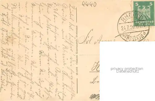 AK / Ansichtskarte Rheine Gymnasium Rheine