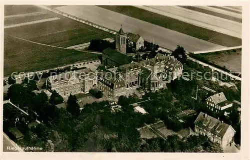 AK / Ansichtskarte Thuine_Emsl St Georgstift Thuine Fliegeraufnahme Thuine Emsl