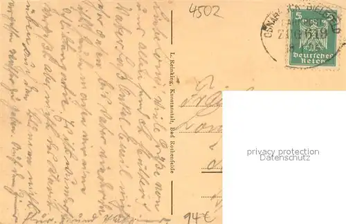 AK / Ansichtskarte Bad_Rothenfelde Forstgarten Helfern Bad_Rothenfelde