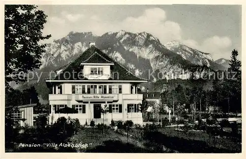 AK / Ansichtskarte Alterschrofen Pension Villa Alpenblick Alterschrofen