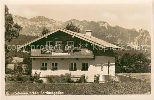 AK / Ansichtskarte Berchtesgaden Haus Schneewittchen Berchtesgaden