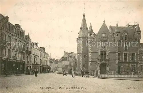 AK / Ansichtskarte Etampes_91 Place de lHotel de Ville 