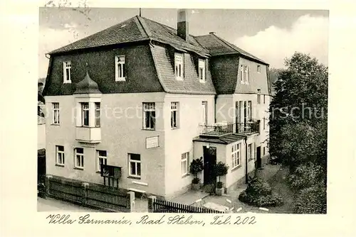 AK / Ansichtskarte Bad_Steben Villa Germania Bad_Steben