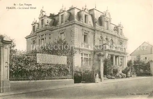 AK / Ansichtskarte Fraize_88 Le Grand Hotel 