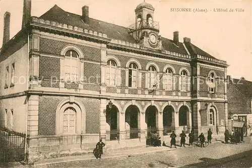 AK / Ansichtskarte Sissonne_Aisne_02 Hotel de Ville 