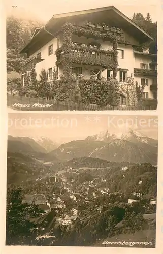 AK / Ansichtskarte Berchtesgaden Haus Maier Panorama Berchtesgaden