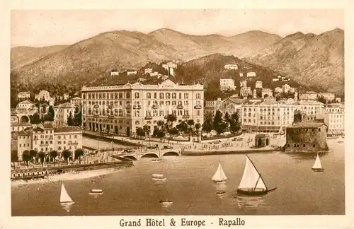 AK / Ansichtskarte Rapallo_IT Grand Hotel et Europe 