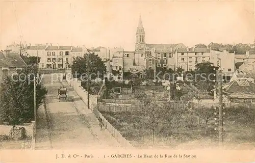 AK / Ansichtskarte Garches_92 Le Haut de la Rue de la Station 