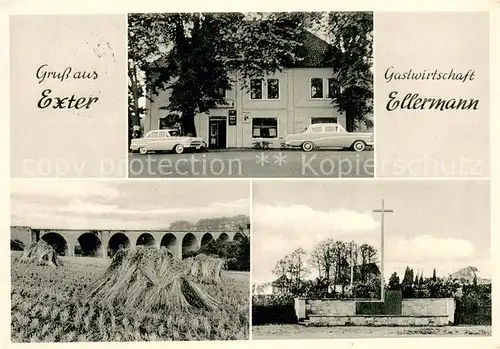 AK / Ansichtskarte Exter Gastwirtschaft Ellermann Viadukt Gedenkstaette Exter