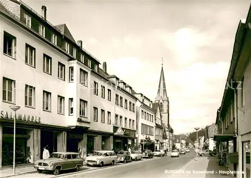 AK / Ansichtskarte Sundern_Sauerland Hauptstrasse Sundern_Sauerland