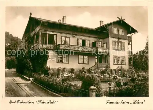 AK / Ansichtskarte Bad_Liebenstein Fremdenheim Helene Bad_Liebenstein