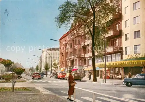 AK / Ansichtskarte Berlin Kurfuerstendamm Cafe Schillingspeter Berlin