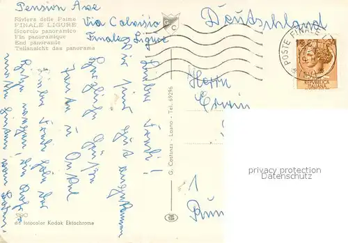 AK / Ansichtskarte Finale_Ligure_IT Scorcio panoramico 