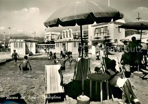 AK / Ansichtskarte Bordighera Piscina per bambini Ristorante Dancing Pensione Camping Internazionale Bordighera