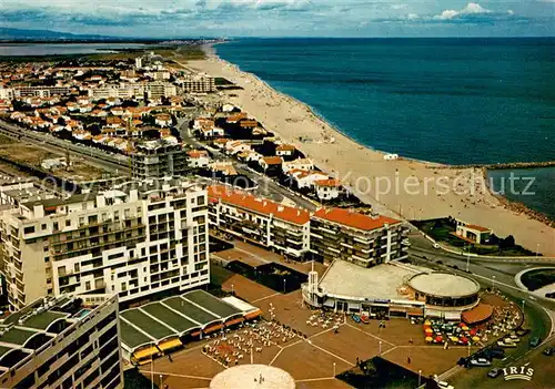AK / Ansichtskarte Saint Cyprien_66_Plage Vue generale aerienne 