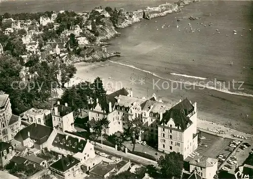 AK / Ansichtskarte Saint Lunaire La Plage les Hotels et la Pointe du Decolle Vue aerienne Saint Lunaire