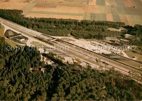 AK / Ansichtskarte Pfungstadt Fliegeraufnahme mit Autobahn Hotel  Pfungstadt