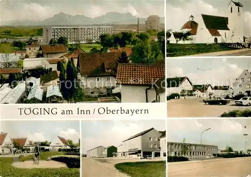 AK / Ansichtskarte Toeging_Inn Ortsansichten Kirche Toeging_Inn