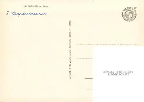 AK / Ansichtskarte Bornum_Harz Turm Halle Kirche Bornum Harz