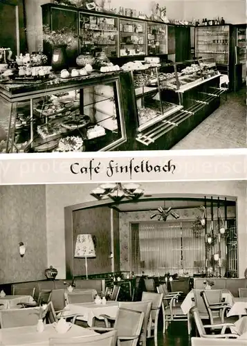 AK / Ansichtskarte Bad_Oeynhausen Cafe Finselbach Gaststube Verkaufsraum Bad_Oeynhausen