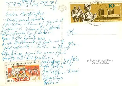 AK / Ansichtskarte Eberswalde Platz der Freundschaft Eberswalde