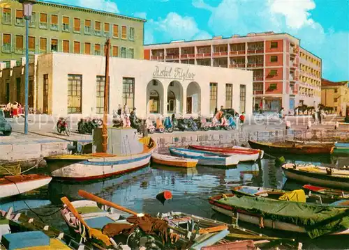 AK / Ansichtskarte Koper_Kopra_Slovenia Hotel Friglov Bootshafen 