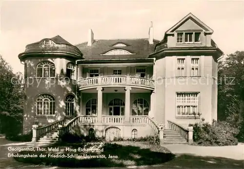 AK / Ansichtskarte Georgenthal_Gotha Haus Eichengrund Erholungsheim der Friedrich Schiller Universitaet Jena Georgenthal Gotha