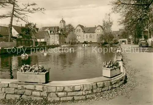AK / Ansichtskarte Neustadt_Orla Am Gamsenteich Neustadt_Orla