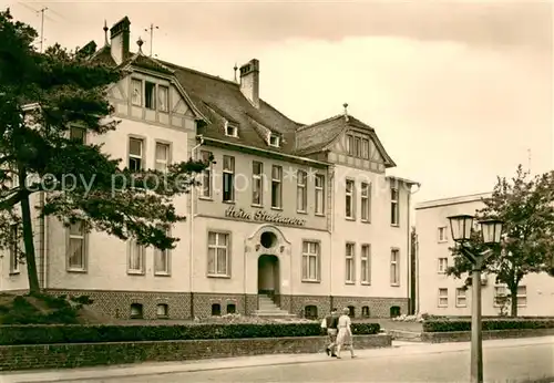 AK / Ansichtskarte Zinnowitz_Ostseebad Feriendienst IG Wismut Heim Stachanow Zinnowitz_Ostseebad