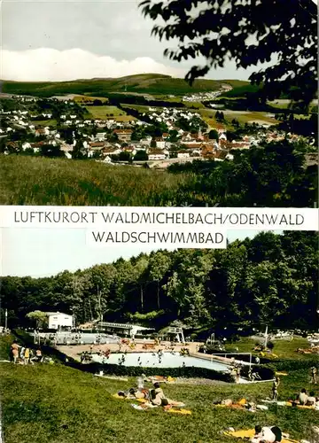 AK / Ansichtskarte Waldmichelbach Panorama Waldschwimmbad Waldmichelbach