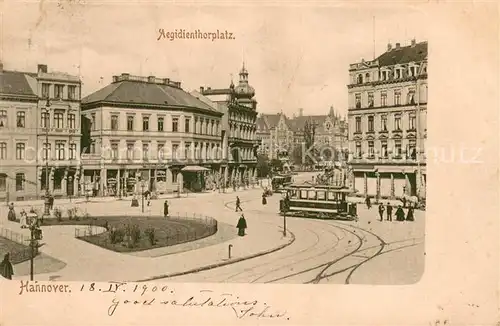 AK / Ansichtskarte Strassenbahn Hannover 