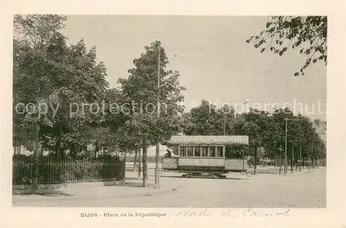 AK / Ansichtskarte Strassenbahn Dijon  