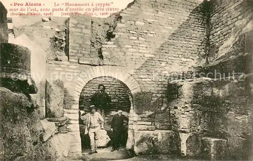 AK / Ansichtskarte Pro_Alesia Le Monument a crypte ur de lest avec porte dentree en plein cintre Pro_Alesia