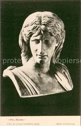 AK / Ansichtskarte Pro_Alesia Tete de jeune Gauloise face Pro_Alesia