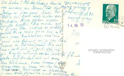 AK / Ansichtskarte Hohenstein Ernstthal Bethlehemstift am Huettengrund Hohenstein Ernstthal