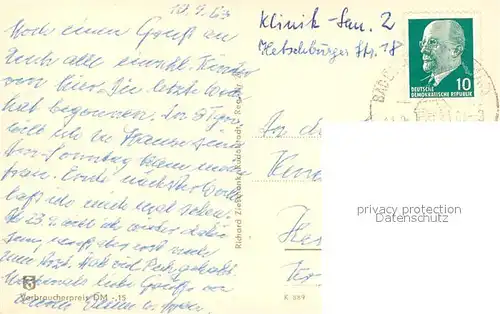 AK / Ansichtskarte Bad_Berka Volksheilbad Sanatorium II Bad_Berka