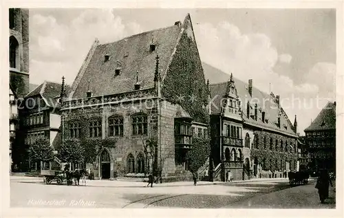 AK / Ansichtskarte Halberstadt Rathaus Halberstadt