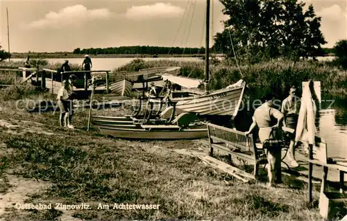 AK / Ansichtskarte Zinnowitz_Ostseebad Am Achterwasser Zinnowitz_Ostseebad