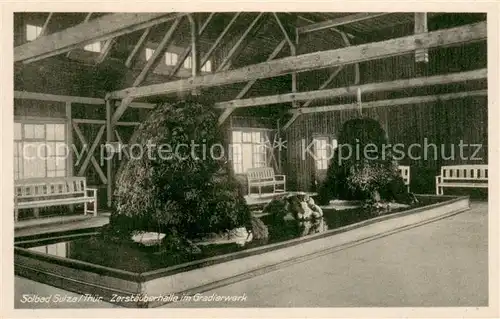 AK / Ansichtskarte Bad_Sulza Zerstaeuberhalle im Gradierwerk Bad_Sulza