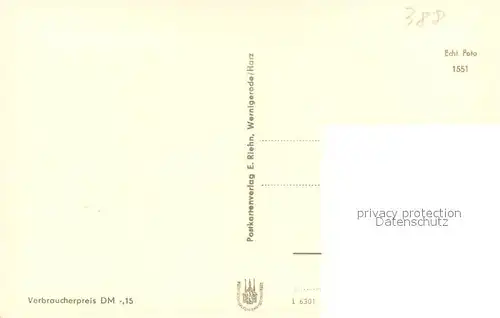 AK / Ansichtskarte Elbingerode_Harz Diakonissen Mutterhaus Neuvandsburg Elbingerode Harz