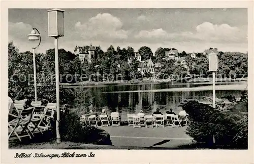 AK / Ansichtskarte Bad_Salzungen Blick zum See Bad_Salzungen
