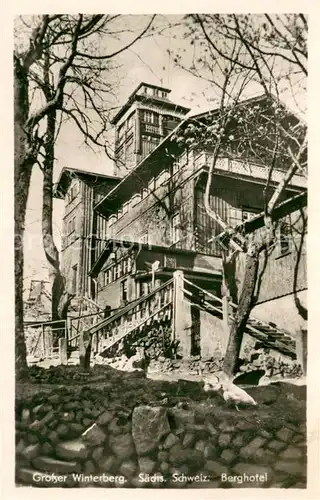 AK / Ansichtskarte Grosser_Winterberg Berghotel Grosser Winterberg