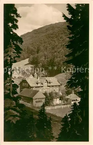 AK / Ansichtskarte Gabel Teilansicht Luftkurort Gasthof Gabel