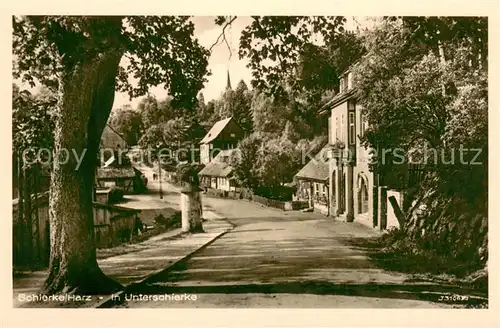 AK / Ansichtskarte Schierke_Harz Motiv in Unterschierke Schierke Harz