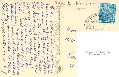 AK / Ansichtskarte Schierke_Harz Motiv in Unterschierke Schierke Harz