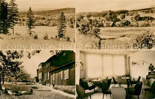 AK / Ansichtskarte Kottengruen_Werda Erholungsheim Panorama Landschaft Kottengruen Werda