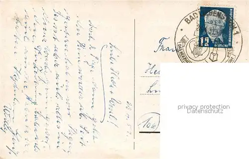 AK / Ansichtskarte Bad_Liebenstein Partie im Kurgarten Brunnen Bad_Liebenstein