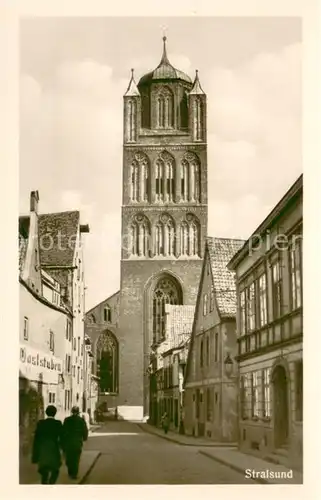 AK / Ansichtskarte Stralsund Kirche 