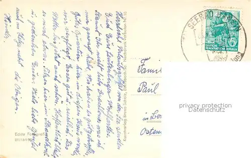 AK / Ansichtskarte Bansin_Ostseebad Gaststaette Seehof Promenade Bansin_Ostseebad