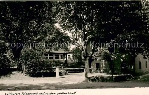 AK / Ansichtskarte Friedewald_Moritzburg Kulturhaus Friedewald Moritzburg